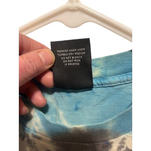 Def Leppard 90s Band T-Shirt Band Giant Tag Tie Dye Single Stitch Men's Large - Picture 6 of 10